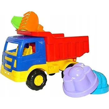 ostatní stavebnice Sklápěčka Salut + Stavebnice Junior 9 dílků