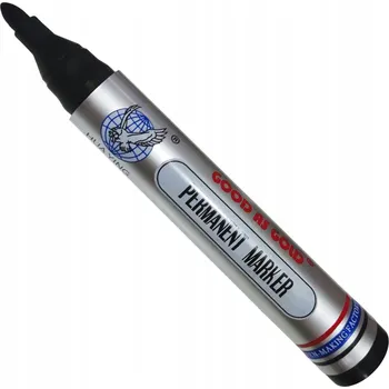 ČERNÝ POPISOVAČ FIX PERMANENTNÍ FLAMASTER RYCHLESCHNOUCÍ VODĚODOLNÝ