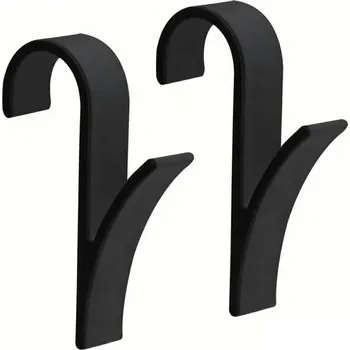 Věšák Háček bez vrtání Aptel černý