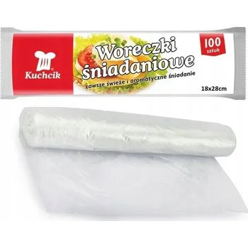 Sáček na potraviny Sada 100 kusů Svačinové sáčky HDPE 18 x 28 cm role