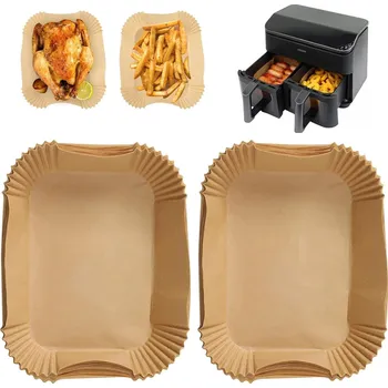 Obraz ORGANIZÉR PAPÍROVÁ DO FRITÉZY NA PEČENÍ Papírový talíř 21 cm x 17 cm