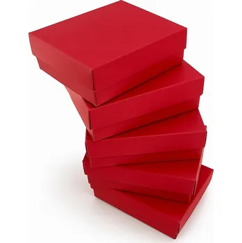 Obraz Kartonová krabice s víkem, 23 cm x 17 cm x 5 cm, 350 g/m2, 5 ks