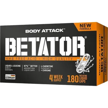 Karnitin BETATOR 180 kapslí HMB Chrom Anabolikum pro svalovou hmotu BODY ATTACK