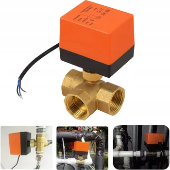 Ventil ELEKTROMAGNETICKÝ VENTIL 3cestný kulový DN25 1 palec 220V