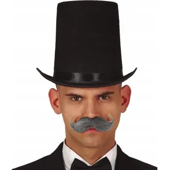 Karnevalový doplněk SUPER Klobouk Cylinder Gigant 20cm 13838BZ Slash Kouzelník Gentleman Dra