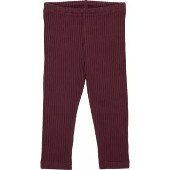 Dívčí legíny Dívčí žebrované legíny, vínové, Nicol, vel. 92
