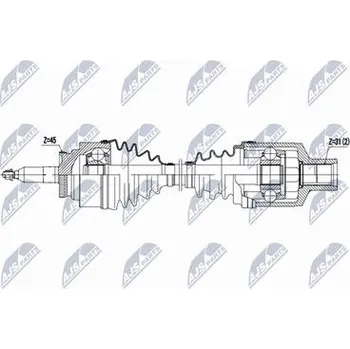 Hnací hřídel - poloosa NTY NPW-FR-193
