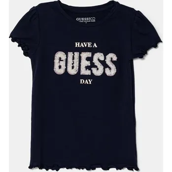 Dětská móda Dětské tričko Guess K5RI28.K6YW4.PPYA námořnická modř 59X, vel. 96-104