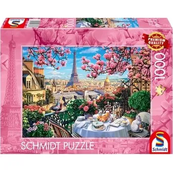 Puzzle Schmidt Spiele 1000dílné Puzzle Schmidt Spiele - PQ Puzzle 1000dílné Puzzle snídaně v Paříži