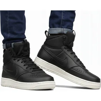 Pracovní obuv Nike Court Vision Mid Winter VODĚODOLNÉ Zimní Pánské Sportovní acg Černé