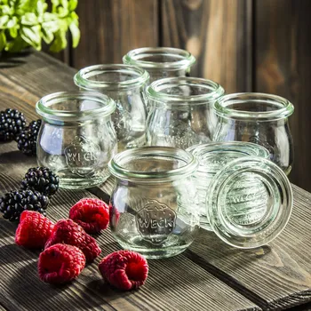 Zavařovací sklenice WECK Tulipán 0,075 l 6 ks. - zavařovací sklenice typu wek s víčky