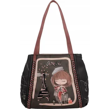 Kabelka Anekke kabelka eko kůže černá