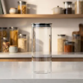 Dóza na potraviny TADAR KIMI 1,7 l skleněná nádoba na špagety s víkem