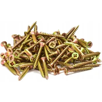 Vrták VRUTY ŠROUBY 4x40 mm PZ2 DO DESEK DŘEVA FISCHER 100 KUSŮ