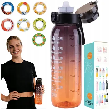 Láhev Vonný hrnek 1000 ml láhev na vodu Koření -7ks Mnoho příchutí