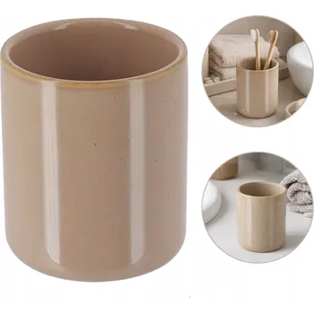 KELÍMEK DO KOUPELNY NA KARTÁČKY A PASTU BÉŽOVÝ KAMENINA LAKOVANÝ STYLOVÝ