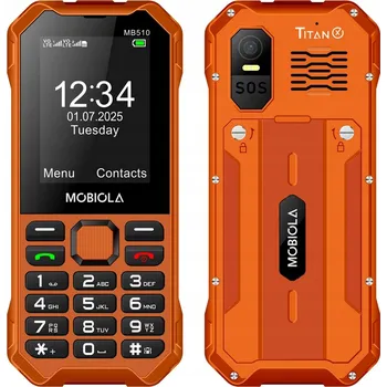 Mobilní telefon Mobilní telefon Mobiola MB510 TitanX 48 MB / 128 MB 4G (LTE) oranžový