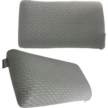 Polštář Polštář šedý TERMOELASTICKÝ ORTOPEDICKÝ WELLPUR ZDRAVOTNÍ 24x42x12