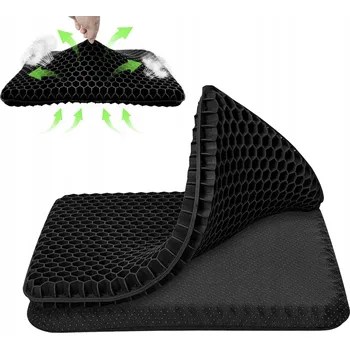 Polštář Polštář Polštář na Sezení, Černý, s Držadlem, 42 x 37 cm