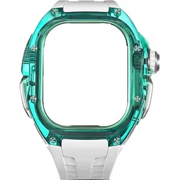 Pouzdro na mobilní telefon Pouzdro Obal s řemínkem pro Apple Watch Series Ultra 2/1 49mm, zelené