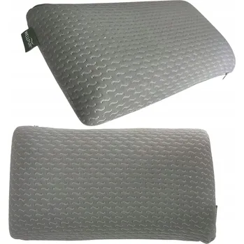 Polštář Ortopedický polštář WELLPUR ZDRAVOTNÍ TERMOELASTICKÝ šedý 24x42x12