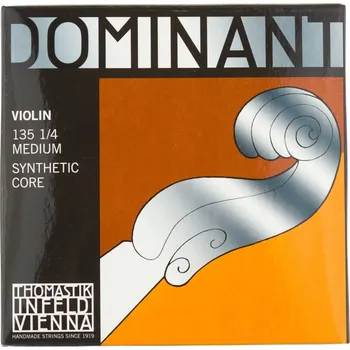 Struna pro kytaru a smyčcový nástroj Thomastik Dominant 135 Violin 1/4 Medium Struny pro housle (Jako nové)