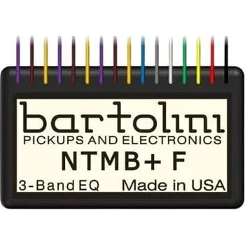 Aparatura pro baskytaru Bartolini NTMB+F 3-Band EQ Preamp Module Baskytarový předzesilovač (Jako nové)