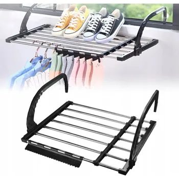 Sušák na prádlo SUŠÁK RADIÁTOROVÝ BALKÓNOVÝ NA PRÁDLO 64-110CM NA RADIÁTOR BALKON