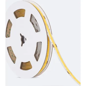 LED osvětlení LED pásek COB 5W/m 24V 4000K – 5 metrů, Neutrální bílá, IP20 role 25W