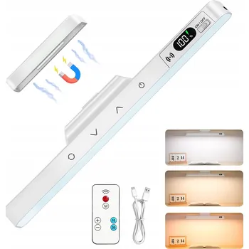 Nástěnné svítidlo BEZDRÁTOVÉ LED OSVĚTLENÍ NA ZEĎ MAGNETICKÁ LAMPA S DÁLKOVÝM OVLADAČEM