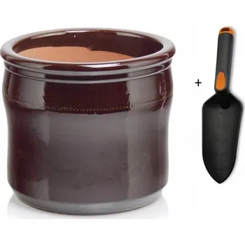 Květináč Béžový keramický Květináč Polnix 32 cm x 38 x 32 cm