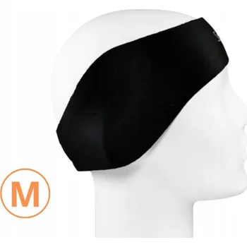 Čelenka Plavecká čelenka na uši - černá - velikost M