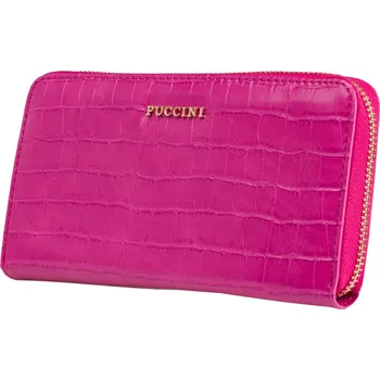 Peněženka Dámská peněženka velká na karty Eko Kůže PUCCINI Růžová BLP830C 3A