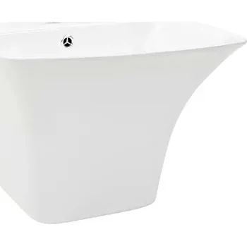 Umyvadlo Bílá 53 x 44 x 37 cm Glazovaná keramika