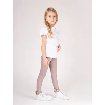 Dámské legíny Bavlněné legíny s mašličkou, béžové Nicol, vel. 146