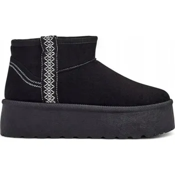 Dámská zimní obuv Černé krátké dámské sněhule Althea 39