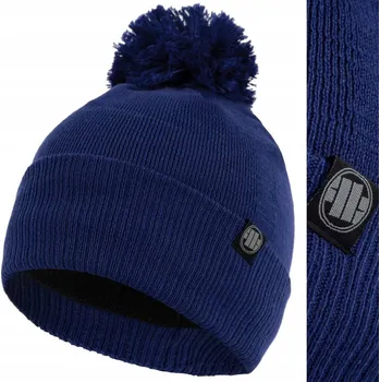 Čepice Pitbull zimní čepice beanie modrá, univerzální velikost