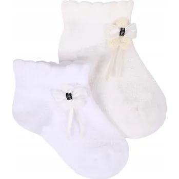 Dívčí bavlněné ponožky Ponožky květinami, 2 ks, 12-18 měsíců YOCLUB