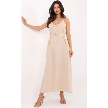Dámské oblečení Dámské letní maxi šaty na ramínka Och Bella, s