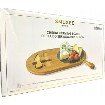 Kuchyňské prkénko Smukee Bambusové prkénko na servírování sýrů