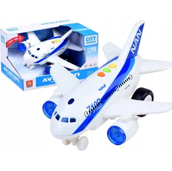 Hračka pro nejmenší Letadlo Jokomisiada ZA2433 interaktivní se zvuky a světlem