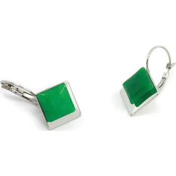 Náušnice Foxette Náušnice Jade z chirurgické oceli s volbou zapínání - Na patent JF_0369