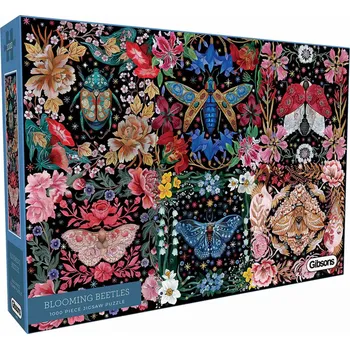 Puzzle GIBSONS Puzzle Brouci mezi květinami 1000 dílků