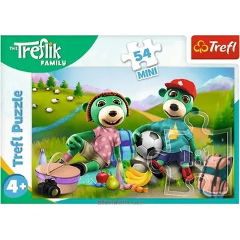 Puzzle Puzzle Trefl 54 dílků TREFL 54 dílků mini Veselý svět Trefliků 4