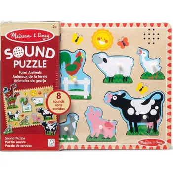Puzzle Hudební Puzzle Melissa & Doug Farm Animals
