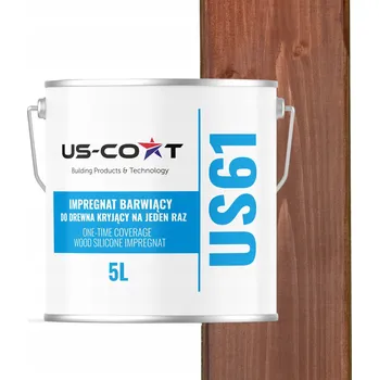 Olej na dřevo IMPREGNACE NA DŘEVO EXTRA BARVA S VOSKY, OCHRANA V JEDNÉ VRSTVĚ, UV FILTR, TMAVÝ OŘECH 5L