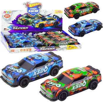 autíčko ZÁVODNÍ AUTO XS06 S FRYKČNÍM POHONEM, SVĚTLEM A ZVUKEM