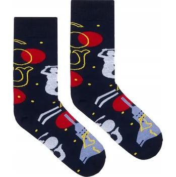 Pánské ponožky Ponožky KABAK BO Varšava noc 36-41 modré vel. 36-40