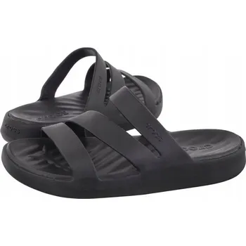Dámské pantofle Dámské Nazouváky CROCS Getaway s pásky, černé, 38-39