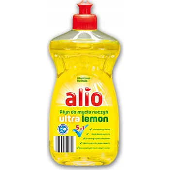 Mycí prostředek Prostředek na mytí nádobí Alio citronový 0,5 l